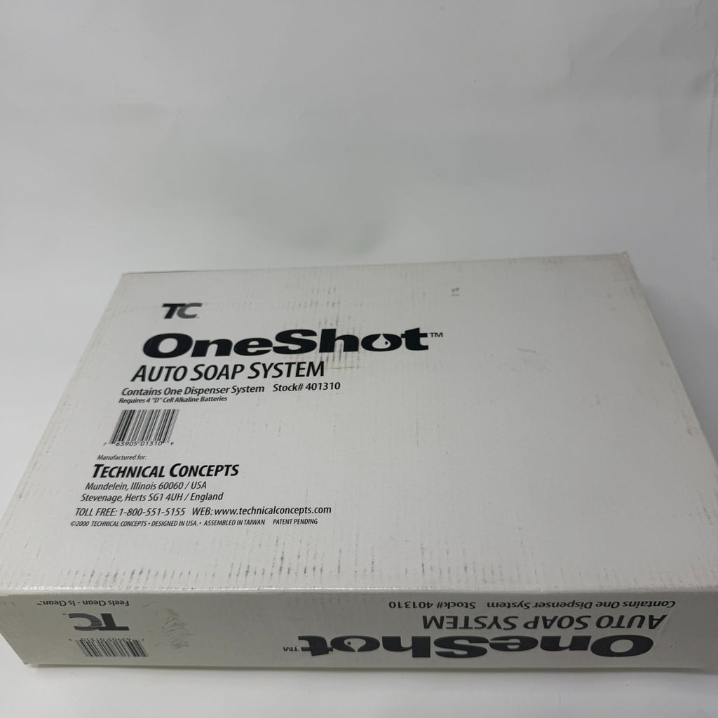 Technical Concepts 401310 OneShot Auto Soap Dispenser System Chrome New