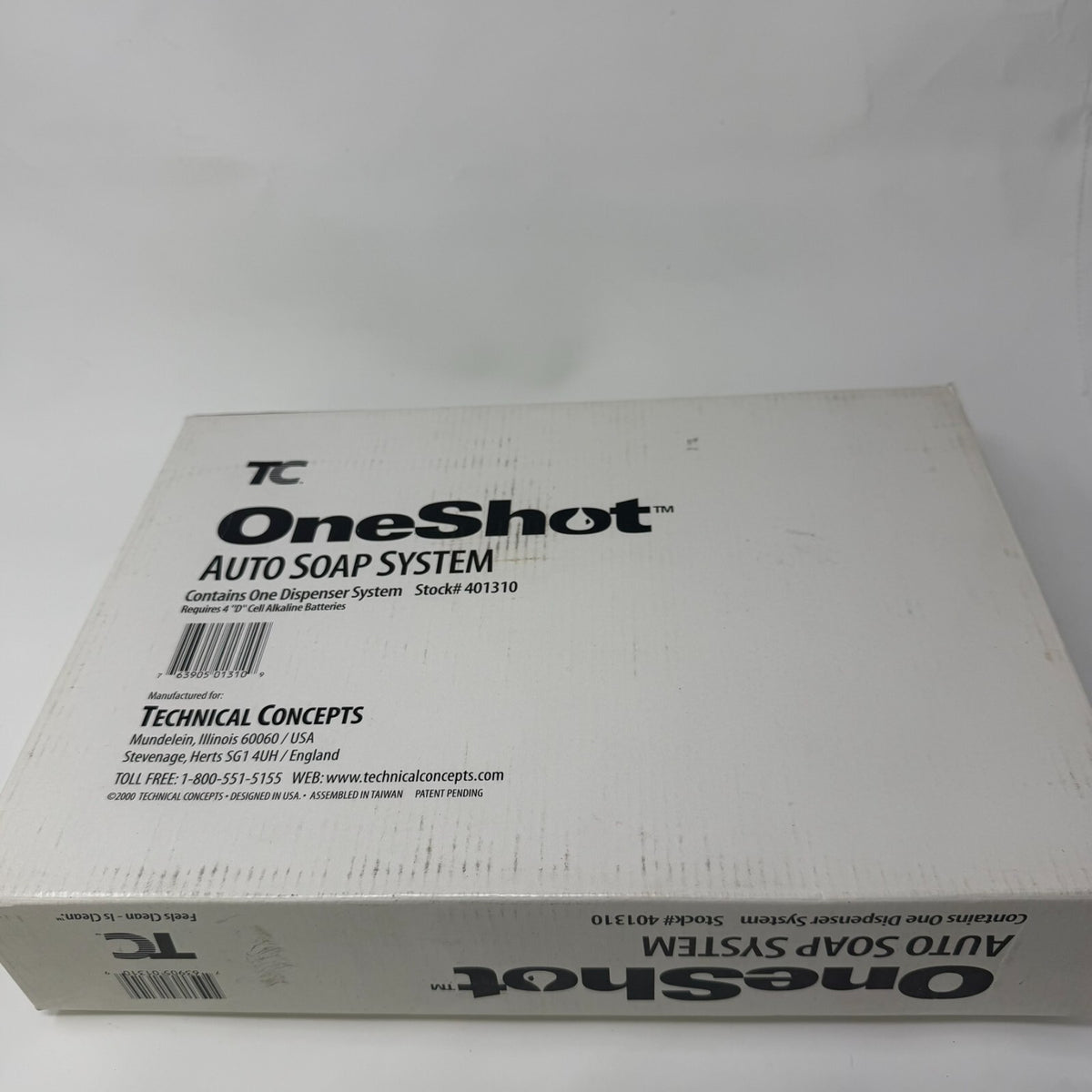 Technical Concepts 401310 OneShot Auto Soap Dispenser System Chrome New
