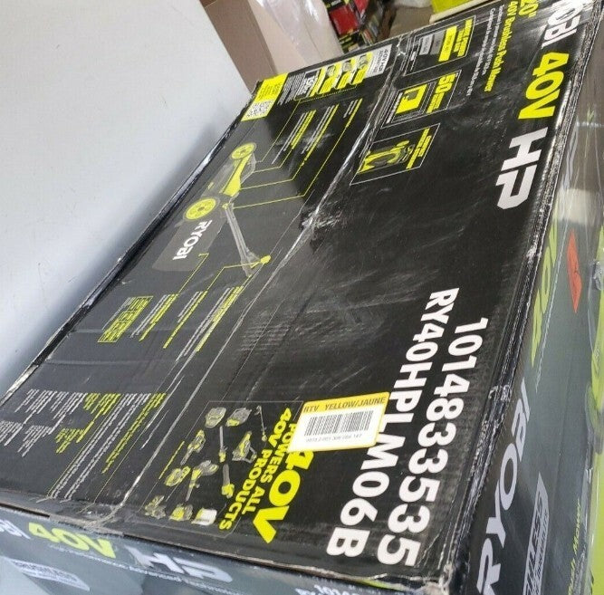 RYOBI 40V HP Brushless 20 in. Cordless Battery  Lawn Mower Tool Only RY40HPLM06B