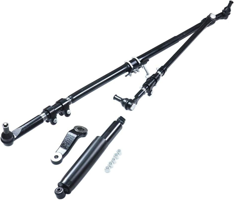 Steerage Link Assembly Kit W/ Drag Tie Rod, Pitman Arms Ram 1500 25 35 4x4 4WD