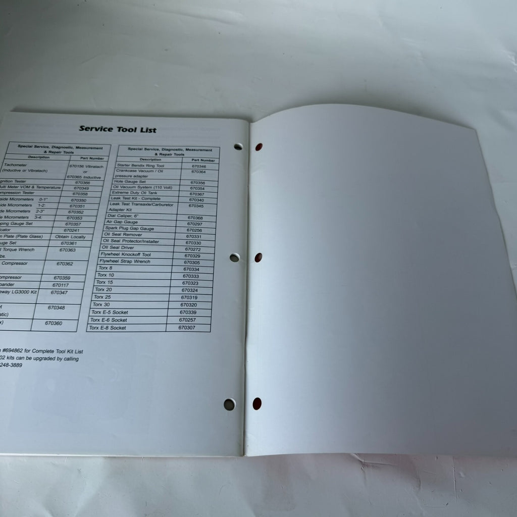 Tecumseh V-Twin Engine Technicians Handbook