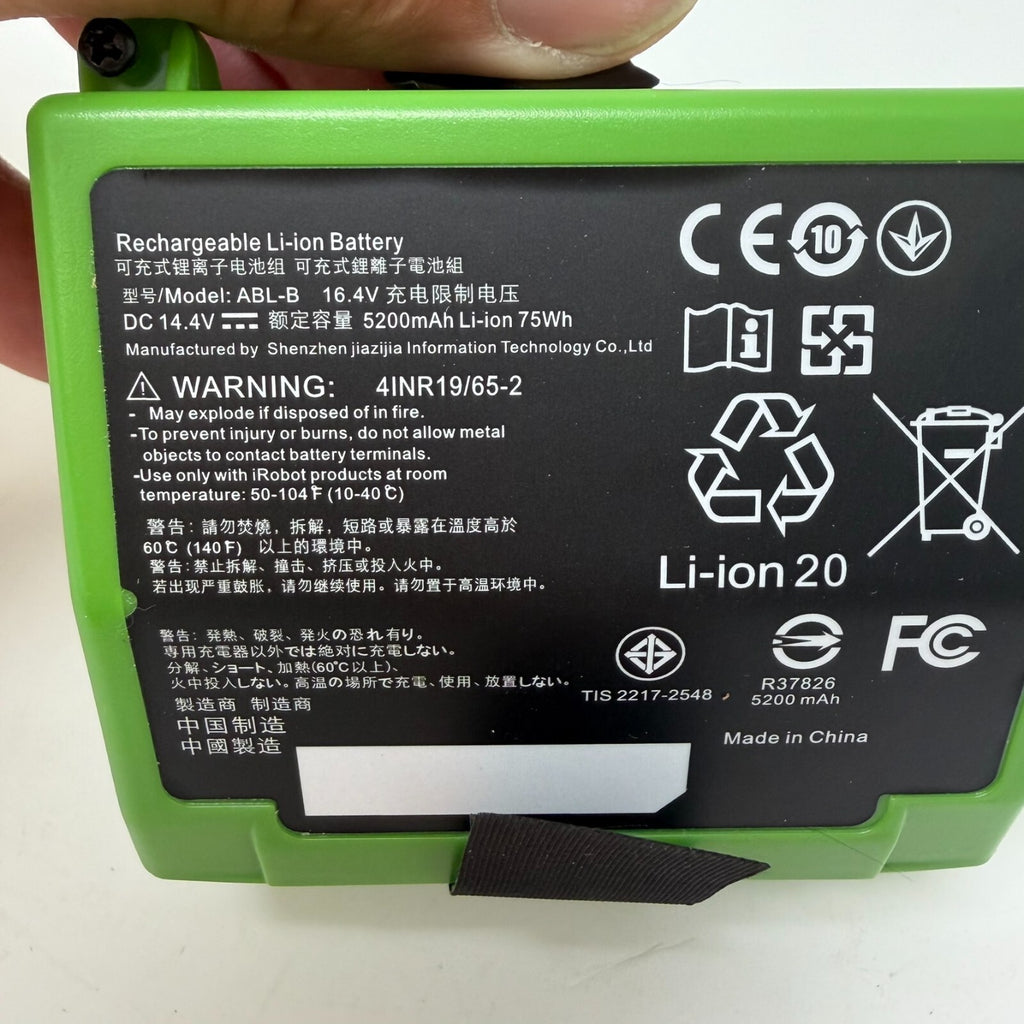 ABL-B Rechargeable Replacement Battery for iRobot Roomba Vac S9 S9+ S9550 9550