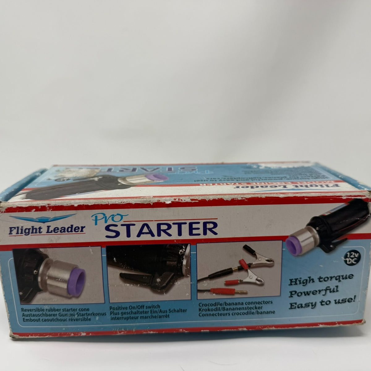 Flight Leader Model Engine Starter Pro FLST01 New Old Stock NOS 12v DC Glow Gas