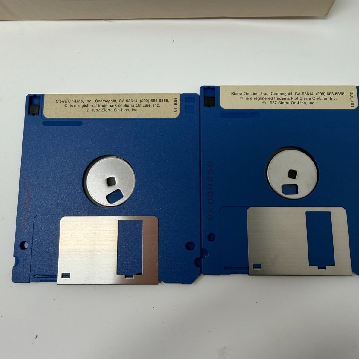 Vintage Silpheed MS-DOS Computer Game Set 1987- Hard & Floppy Disk