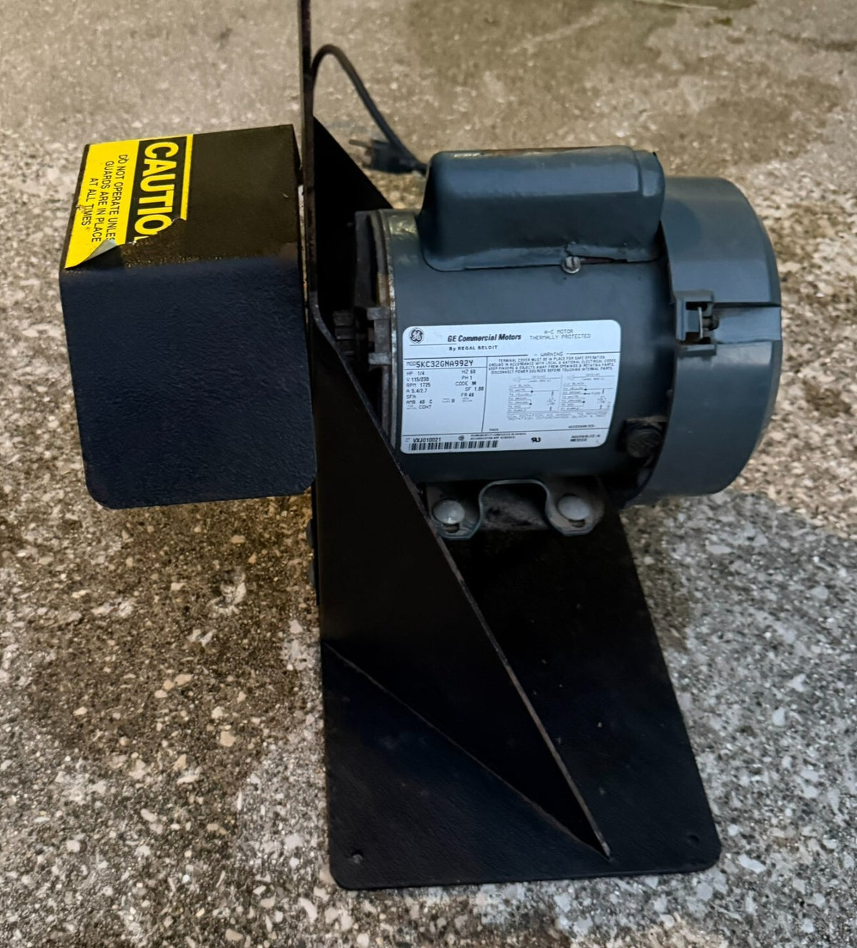 Taxidermy Heavy Duty Bird Flesher 1/4 HP 115/230V 1725 RPM Duck Turkey Fowl