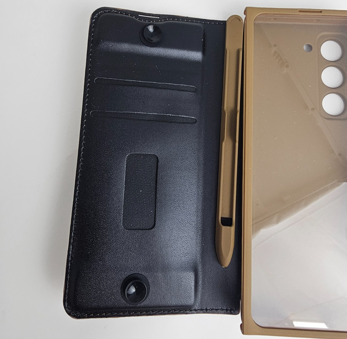 Samsung Galaxy Z Fold 5 Full Body Wallet Case Screen Protector S Pen - Image 6