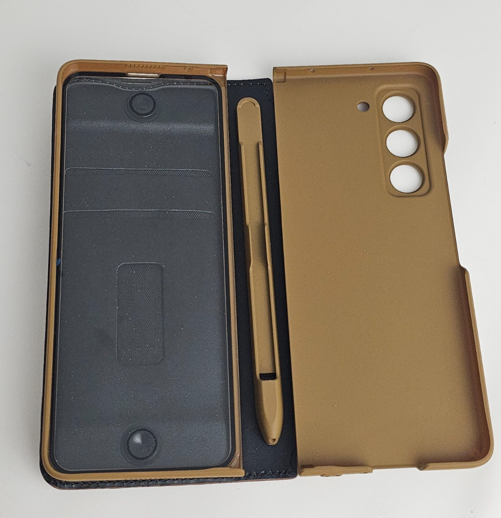 Samsung Galaxy Z Fold 5 Full Body Wallet Case Screen Protector S Pen - Image 14