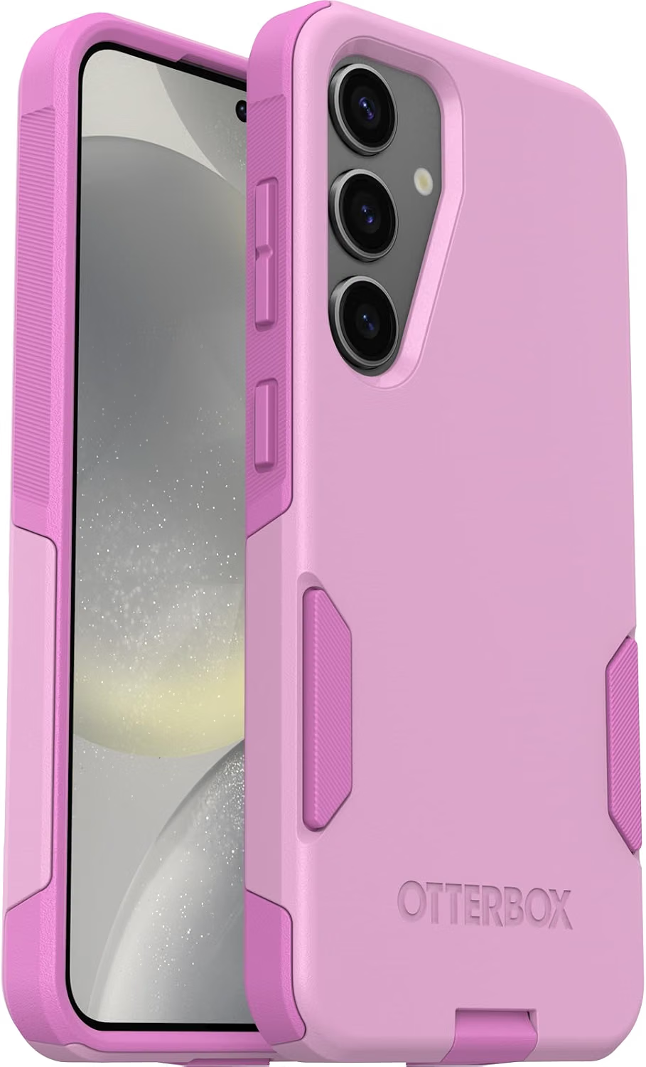 Samsung Galaxy S24 Case Wildflower Pink Dual Layer Commuter Series - Image 1
