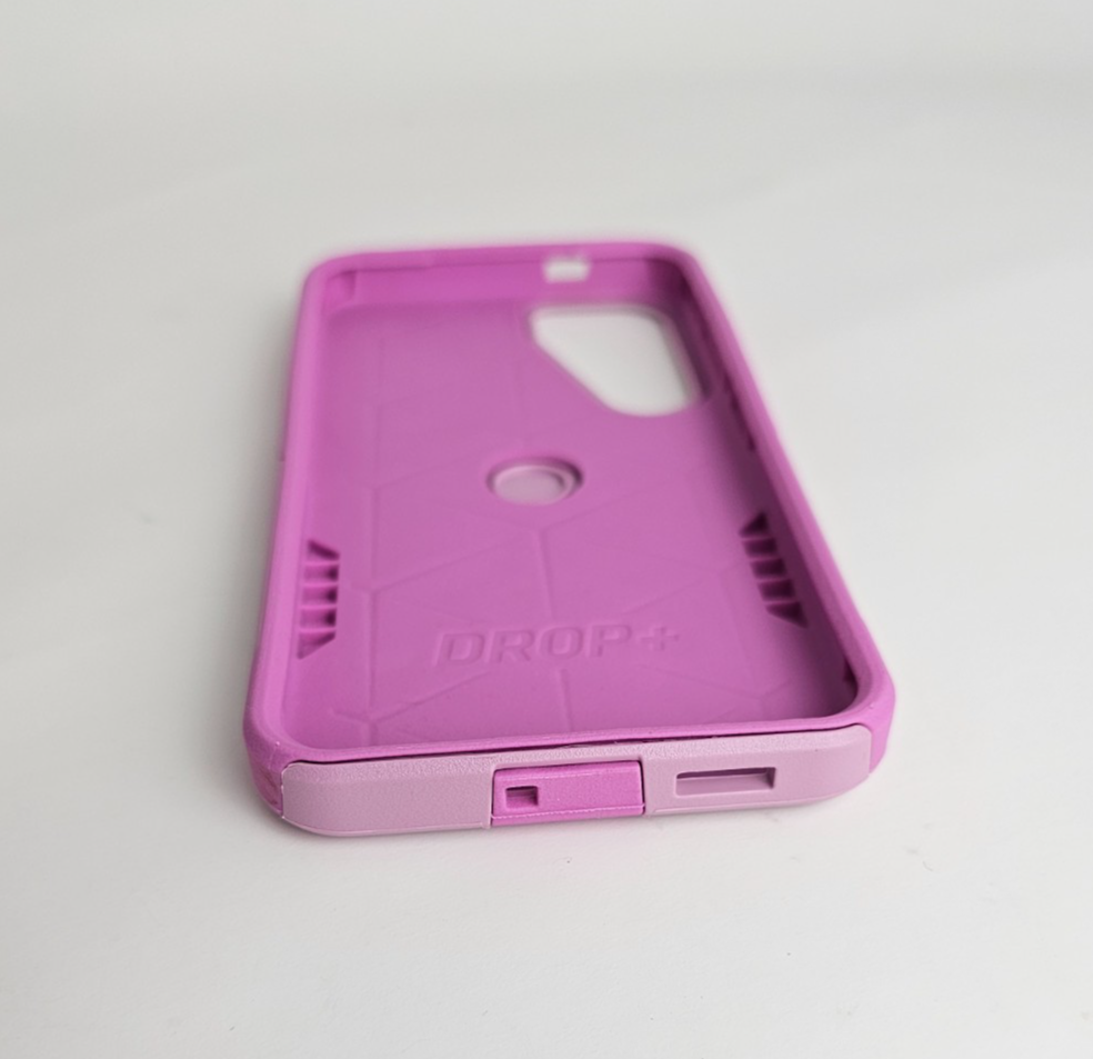 Samsung Galaxy S24 Case Wildflower Pink Dual Layer Commuter Series - Image 9