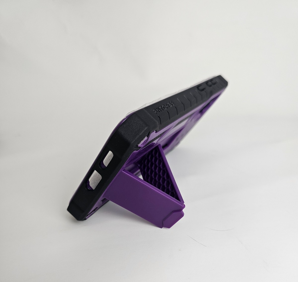 Samsung Galaxy S24 Plus Case Purple Full Coverage Belt Clip Kickstand - Image 13