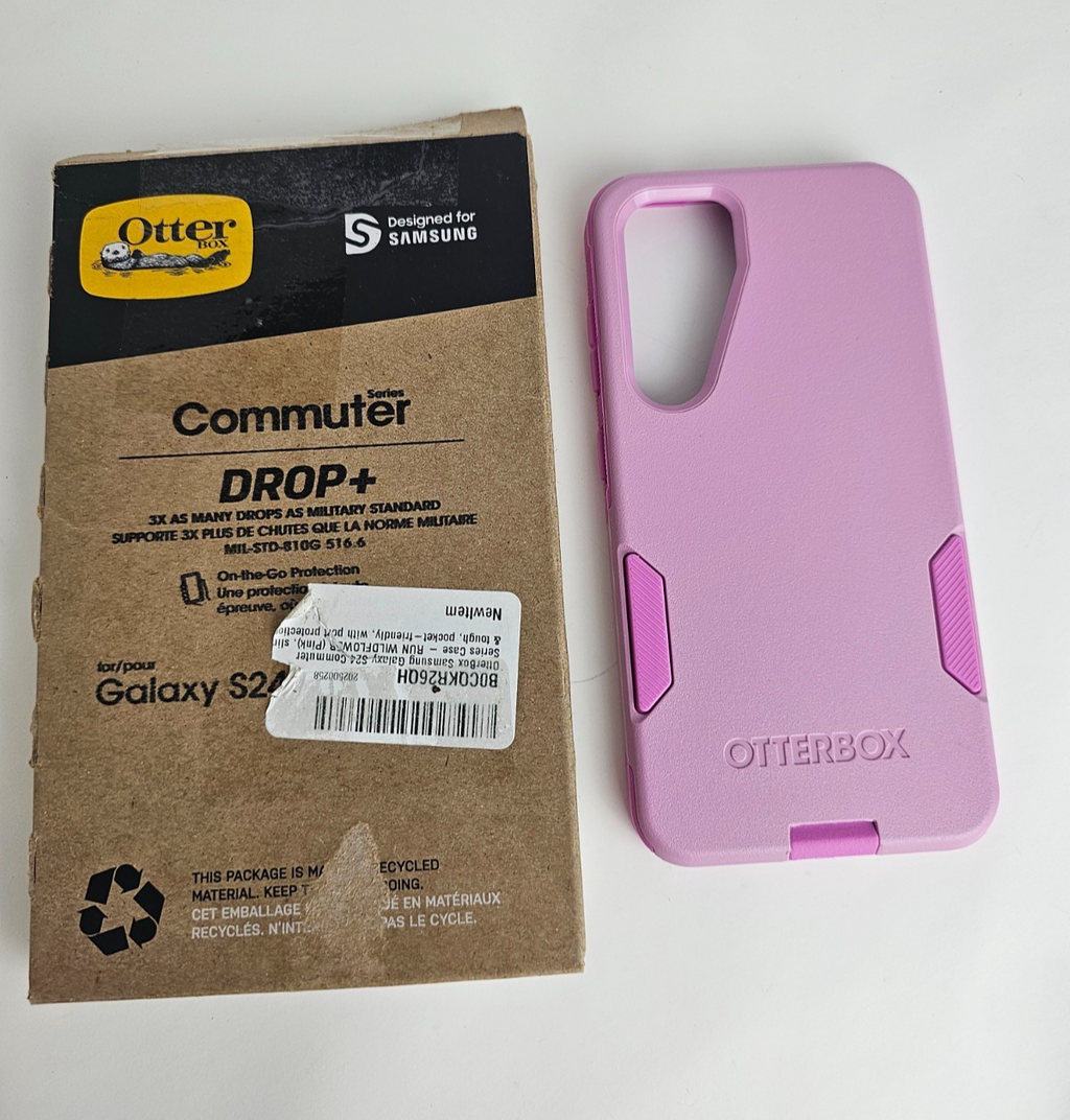 Samsung Galaxy S24 Case Wildflower Pink Dual Layer Commuter Series - Image 12