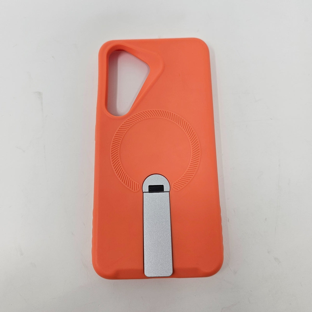Samsung Galaxy S25 Magnetic Case Kickstand Orange - Image 8