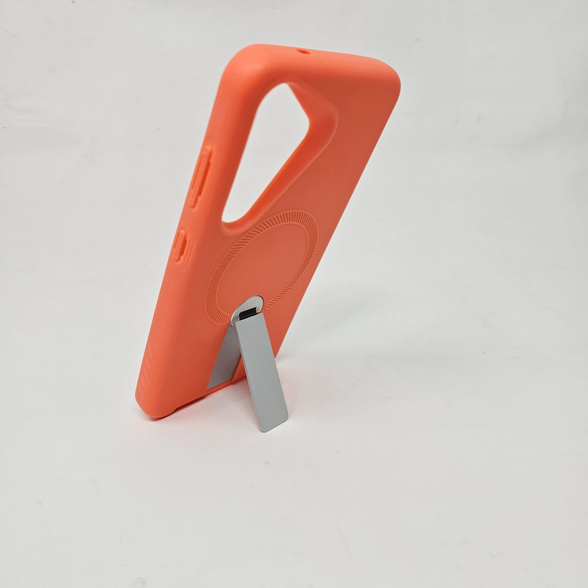 Samsung Galaxy S25 Magnetic Case Kickstand Orange - Image 10