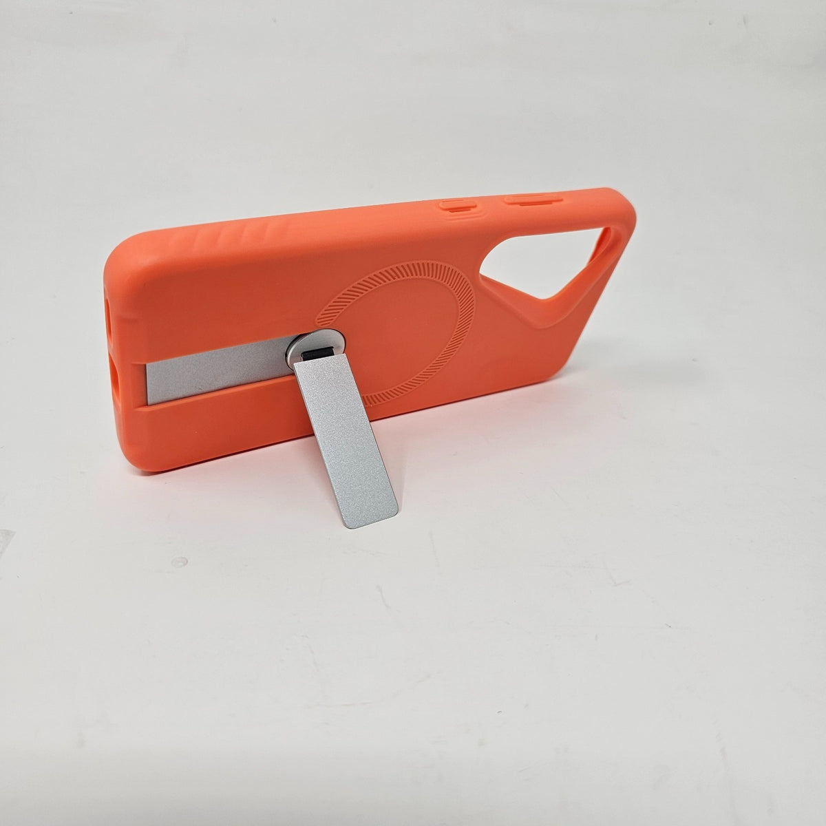 Samsung Galaxy S25 Magnetic Case Kickstand Orange - Image 11