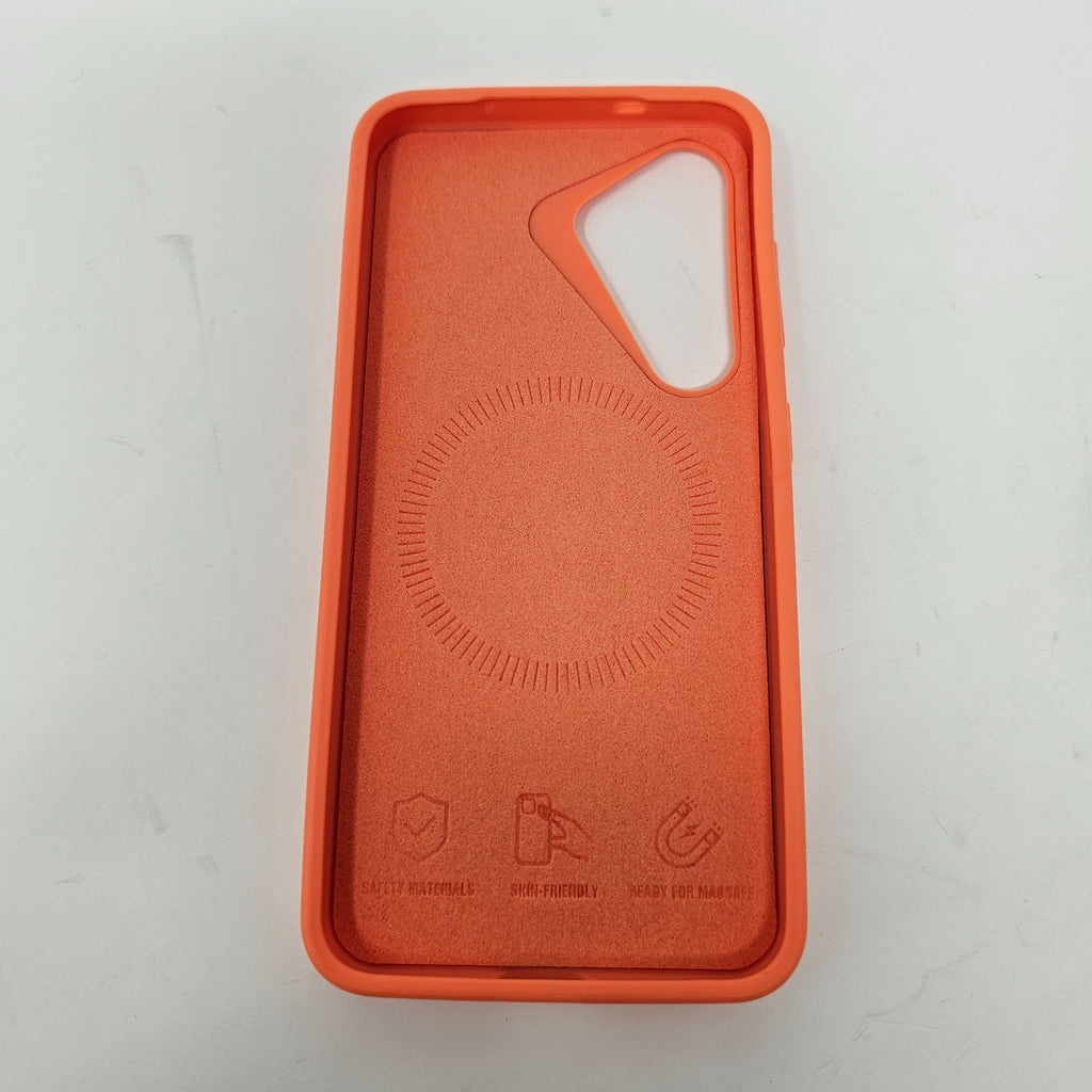 Samsung Galaxy S25 Magnetic Case Kickstand Orange - Image 9