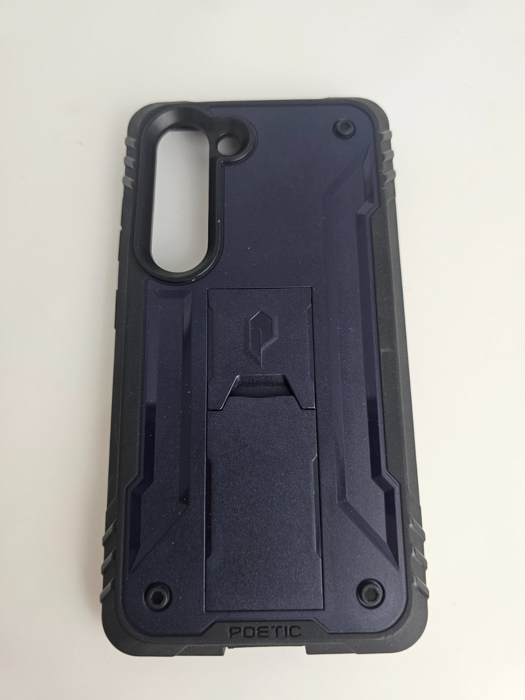Samsung Galaxy S23 Rugged Case Kickstand Black Navy Blue - Image 6
