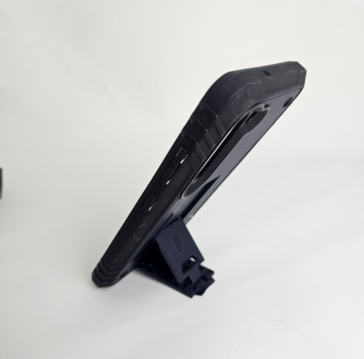 Samsung Galaxy S23 Rugged Case Kickstand Black Navy Blue - Image 10