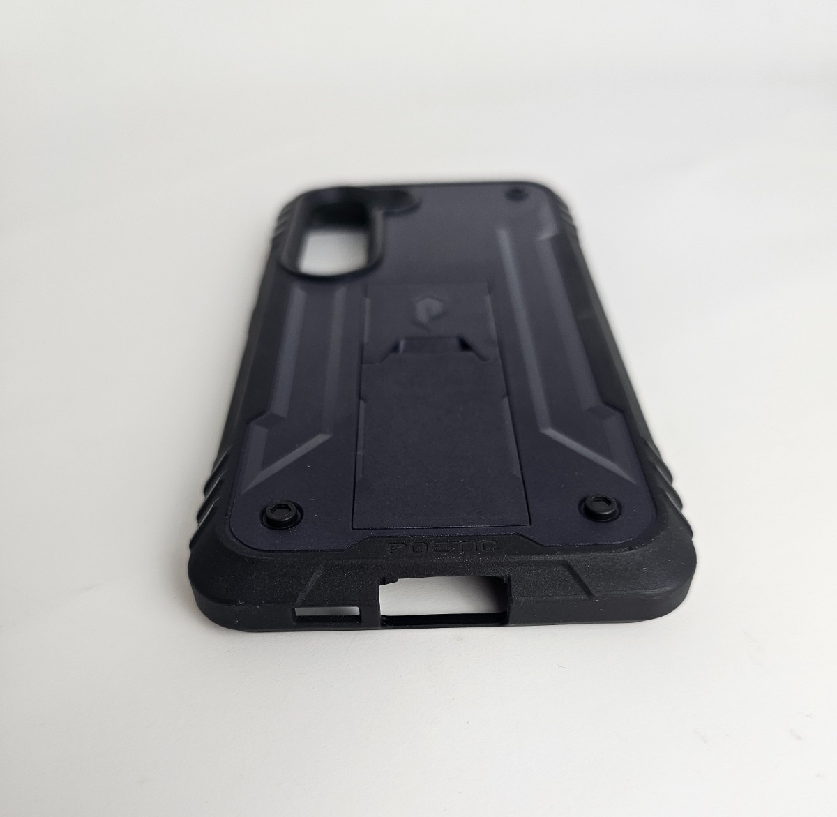 Samsung Galaxy S23 Rugged Case Kickstand Black Navy Blue - Image 9