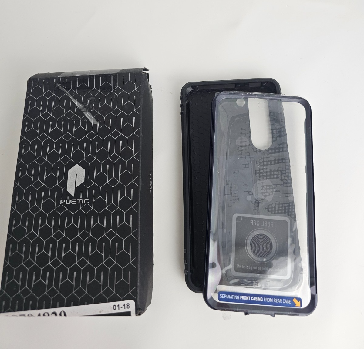 Samsung Galaxy S23 Rugged Case Kickstand Black Navy Blue - Image 12