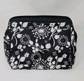 Thirty-one Zippered Cosmetic Makeup Bag Black & Pink - Image 1