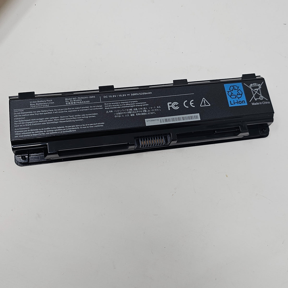 PA5024U-1BRS Laptop Battery For Toshiba Satellite C850 PABAS260 - Image 6