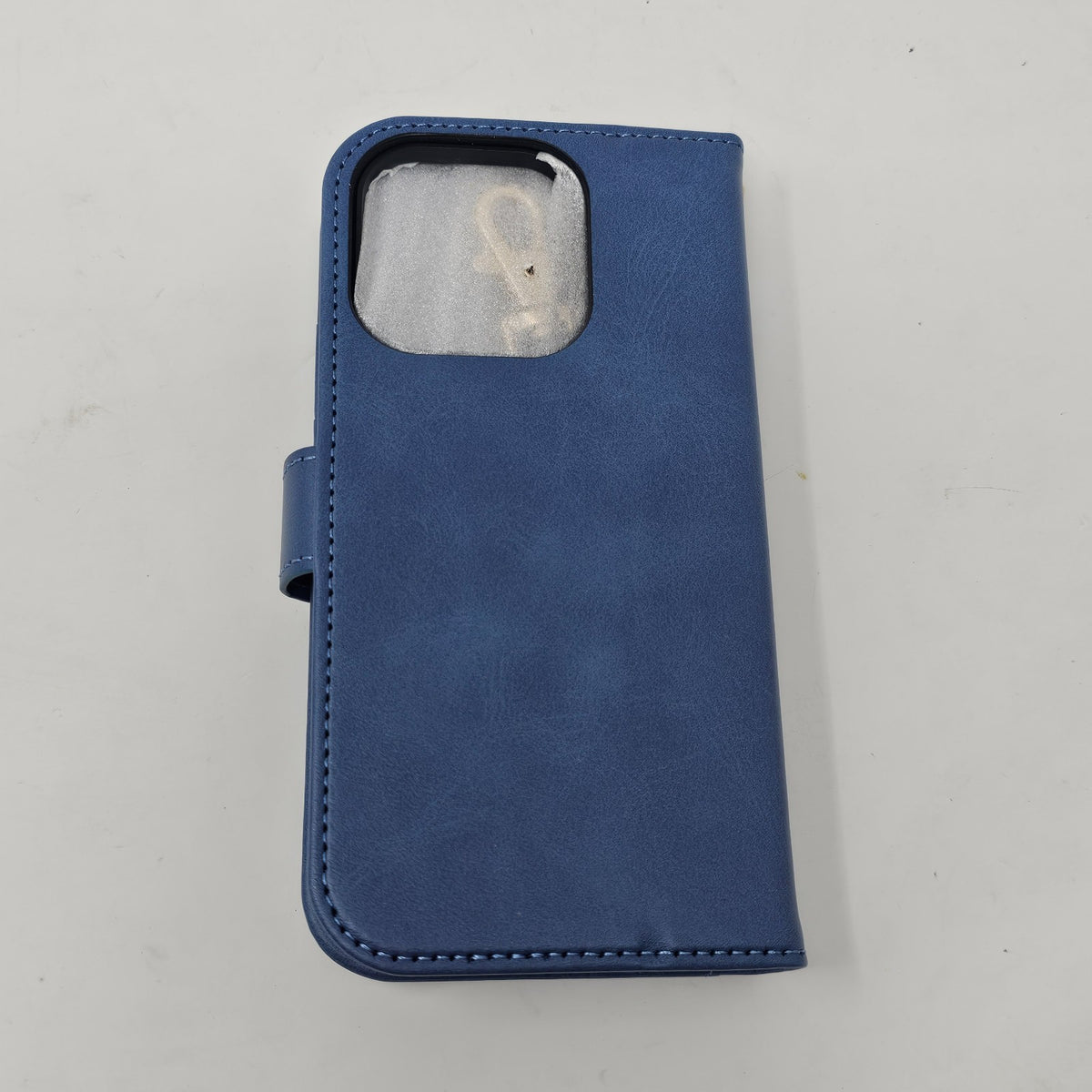 iPhone 16 Pro Wallet Wristlet Case Folio Blue Magnetic - Image 8