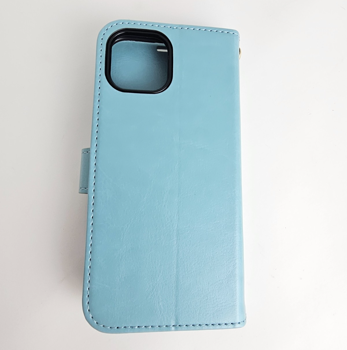 iPhone 15 Pro Wallet Case Flip Folio Mint Green - Image 10