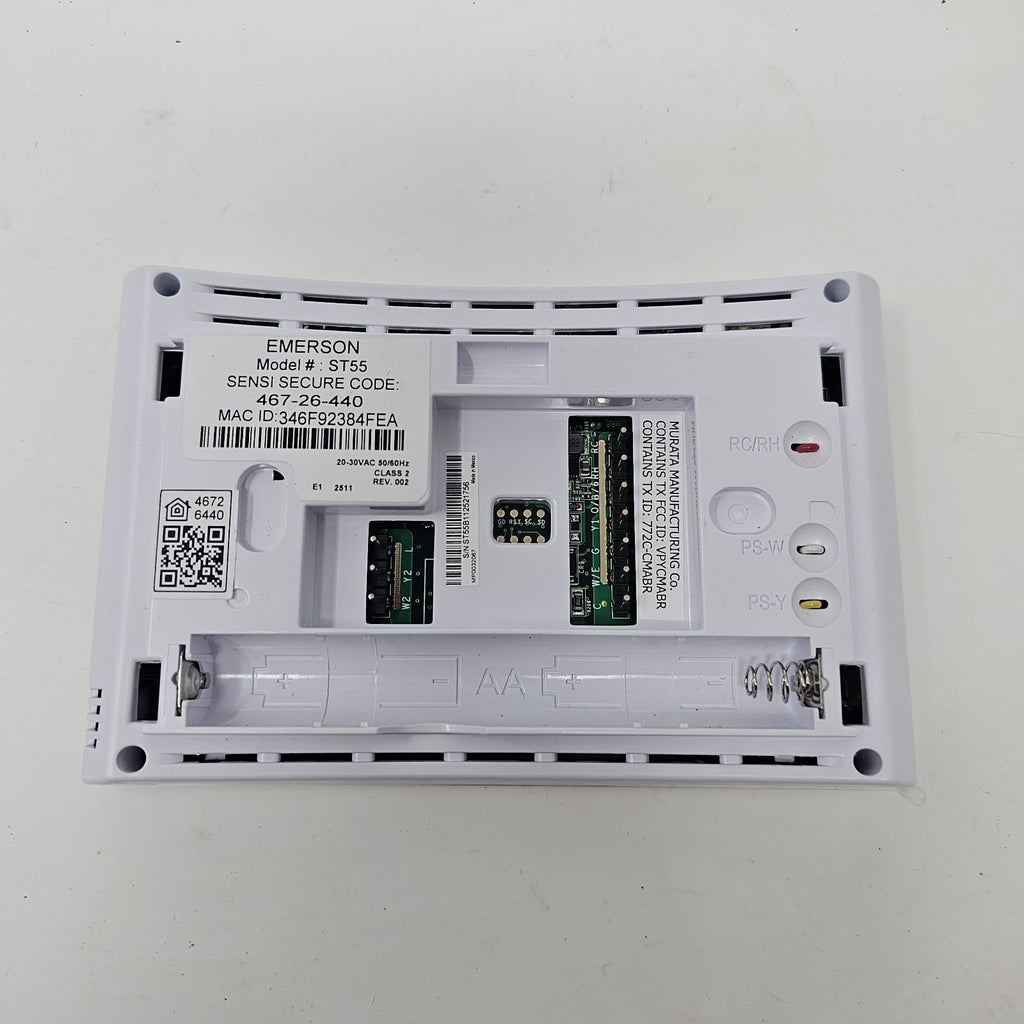 Replacement Sensi ST55 Smart Thermostat, NO wall base, No Mounting Accessories - Image 2