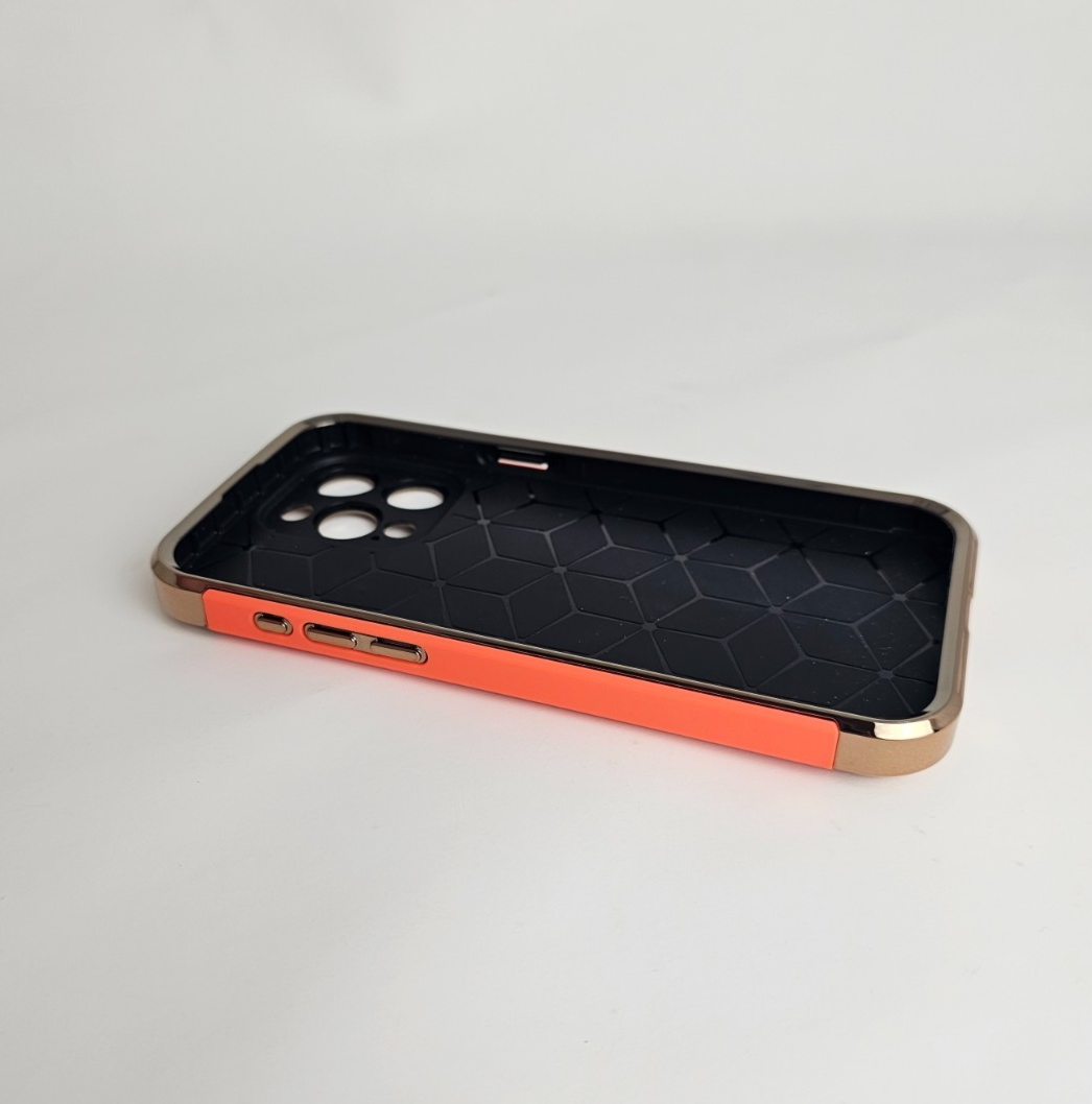 iPhone 15 Pro Max Magnetic Ring Kickstand Orange Gold - Image 9