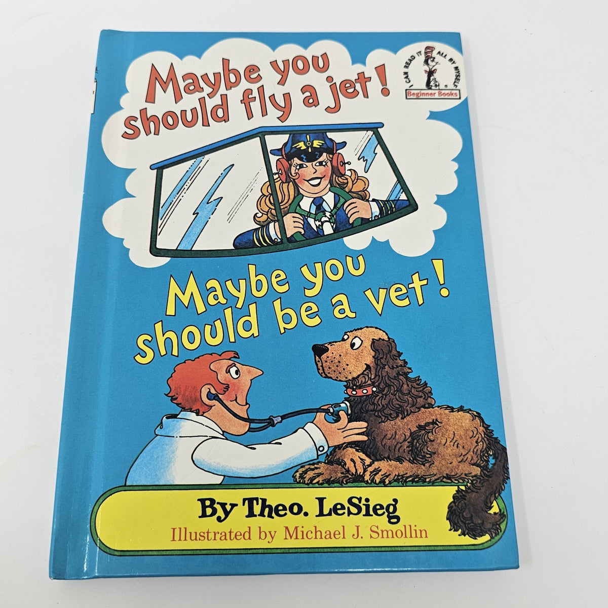 Vintage Maybe You Should Fly a Jet! 1980, Hardcover Dr. Seuss Theo LeSieg - Image 1