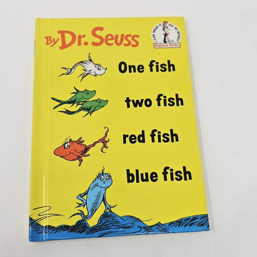 Vintage Dr Seuss One Fish Two Fish Hardcover 1960 Excellent Condition Bookclub - Image 1