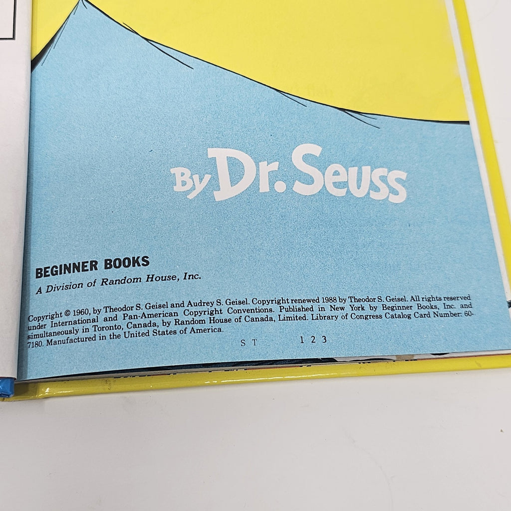 Vintage Dr Seuss One Fish Two Fish Hardcover 1960 Excellent Condition Bookclub - Image 2