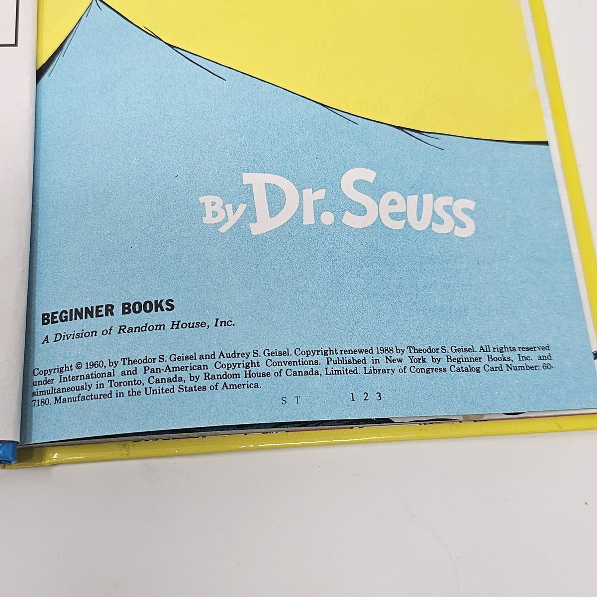 Vintage Dr Seuss One Fish Two Fish Hardcover 1960 Excellent Condition Bookclub - Image 2