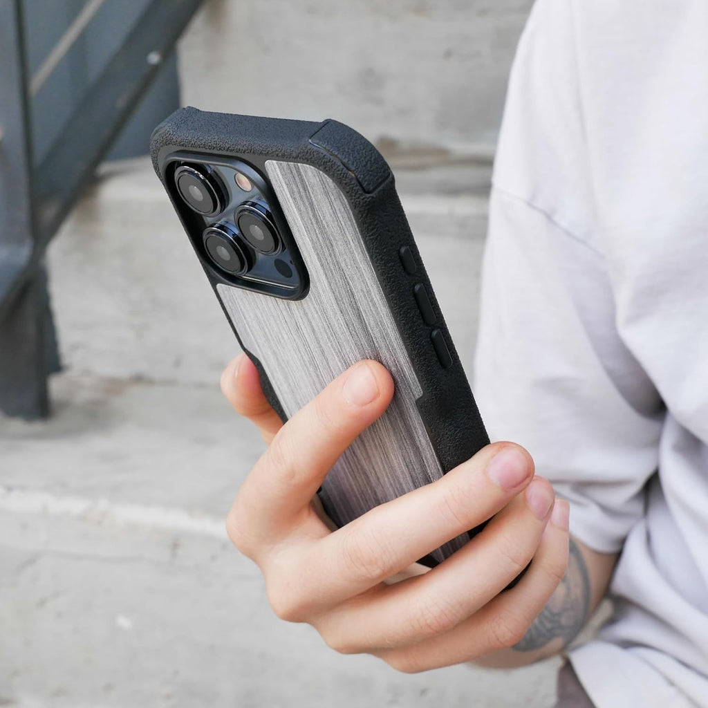 iPhone 15 Pro Wallet Case Gray Graspin' Aspen - Image 2