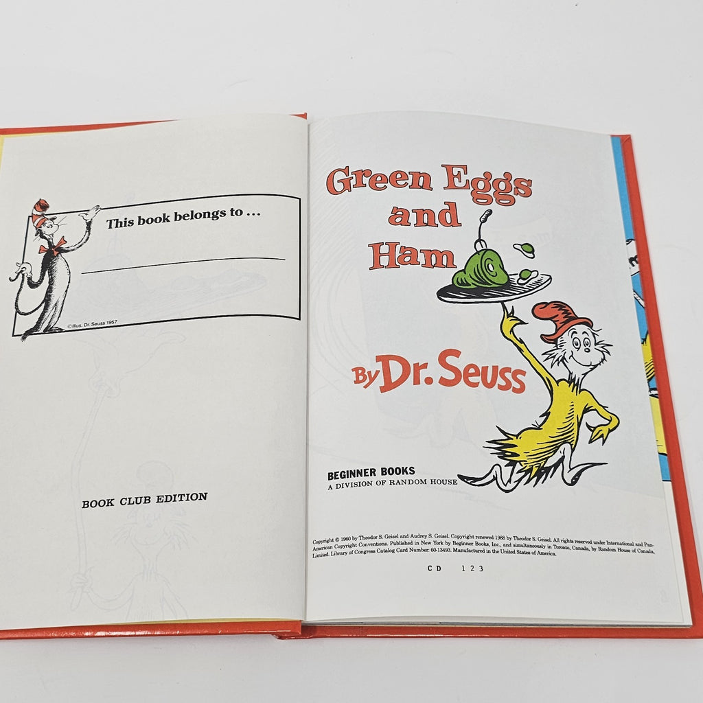 Vintage 1960 Dr Seuss / Green Eggs and Ham Book club edition - Image 2
