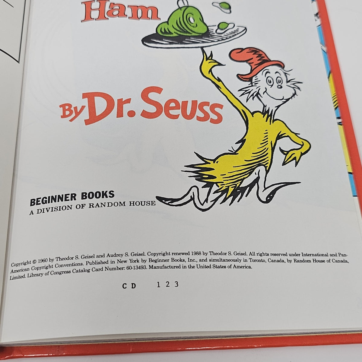 Vintage 1960 Dr Seuss / Green Eggs and Ham Book club edition - Image 3