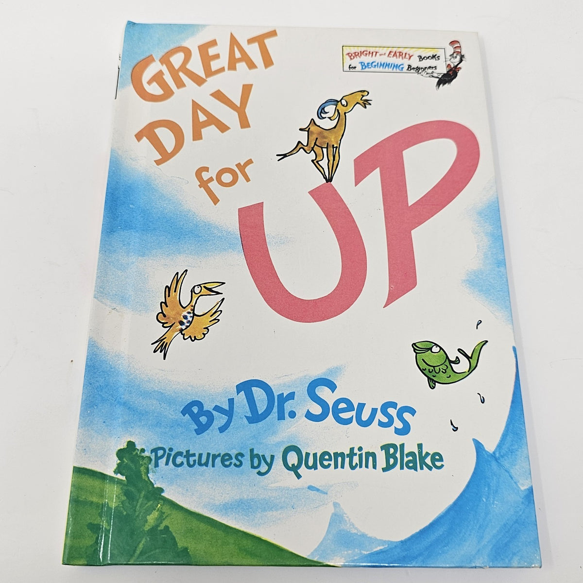 Vintage Great Day for Up Dr. Seuss HC 1974 Bright & Early Ser. Blake Illus. - Image 1