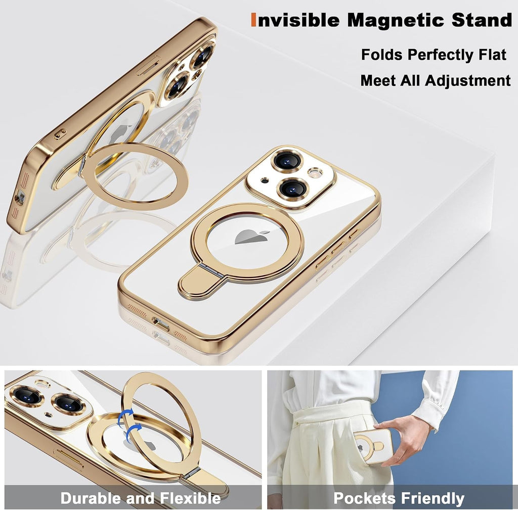 iPhone 14 Kickstand Gold Case - Image 3