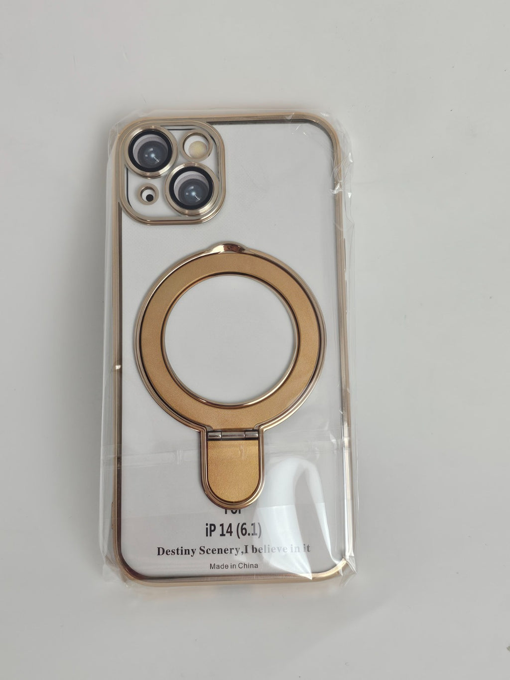 iPhone 14 Kickstand Gold Case - Image 7