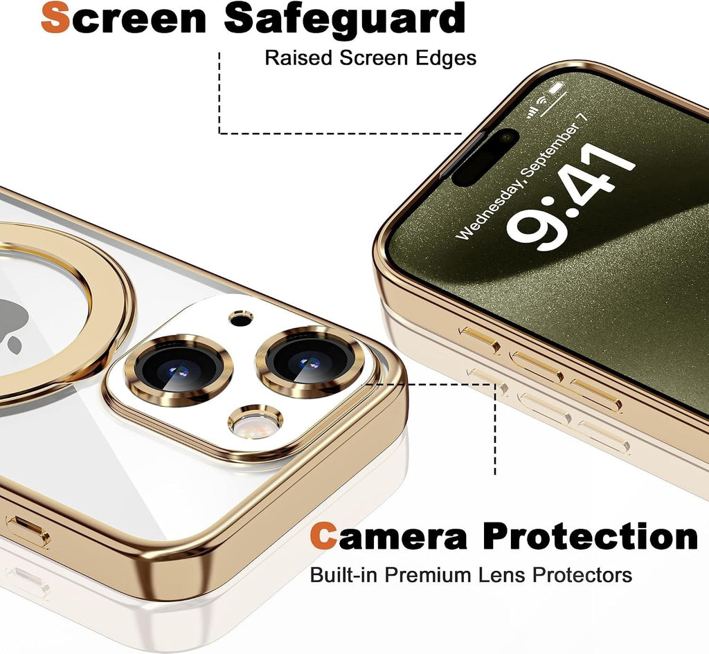 iPhone 14 Kickstand Gold Case - Image 2