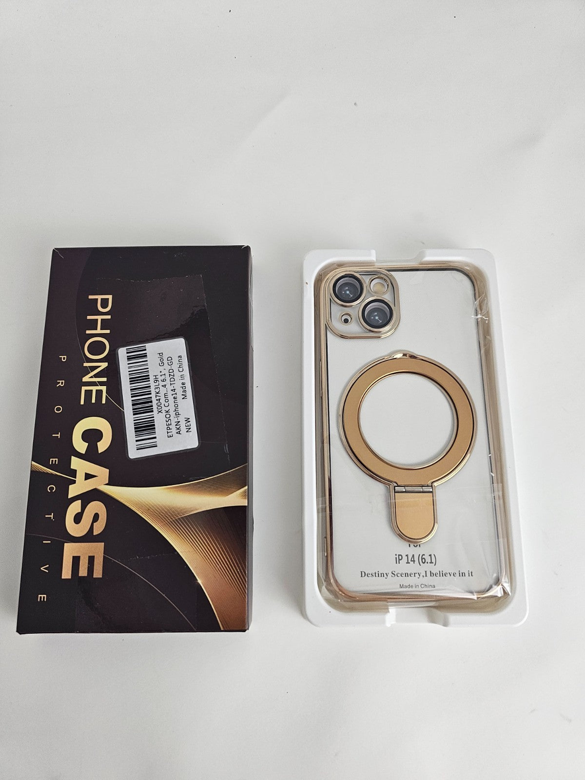 iPhone 14 Kickstand Gold Case - Image 8