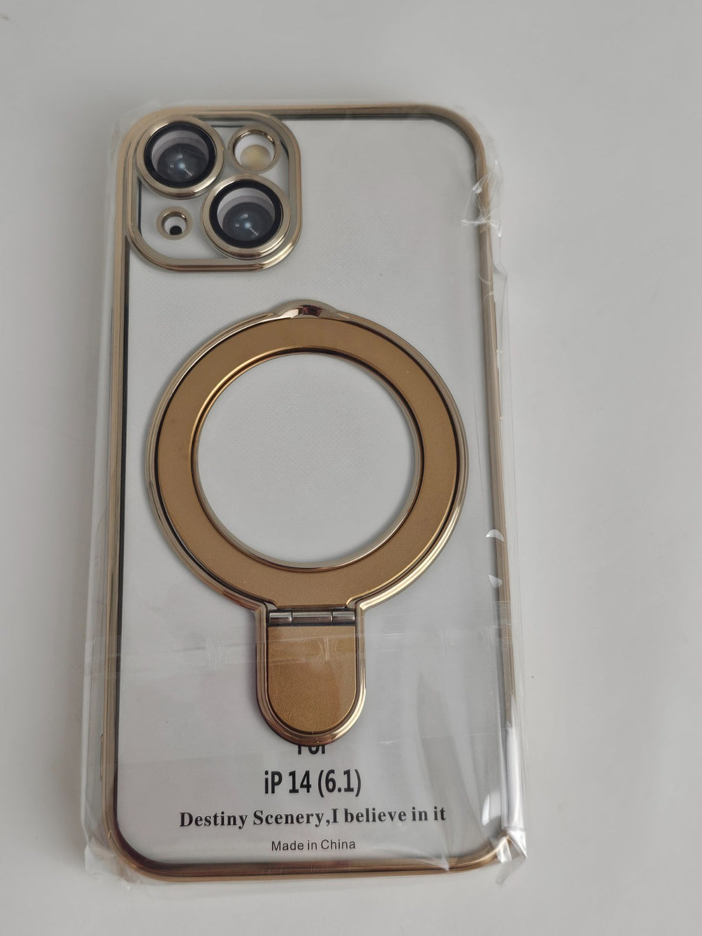 iPhone 14 Kickstand Gold Case - Image 9