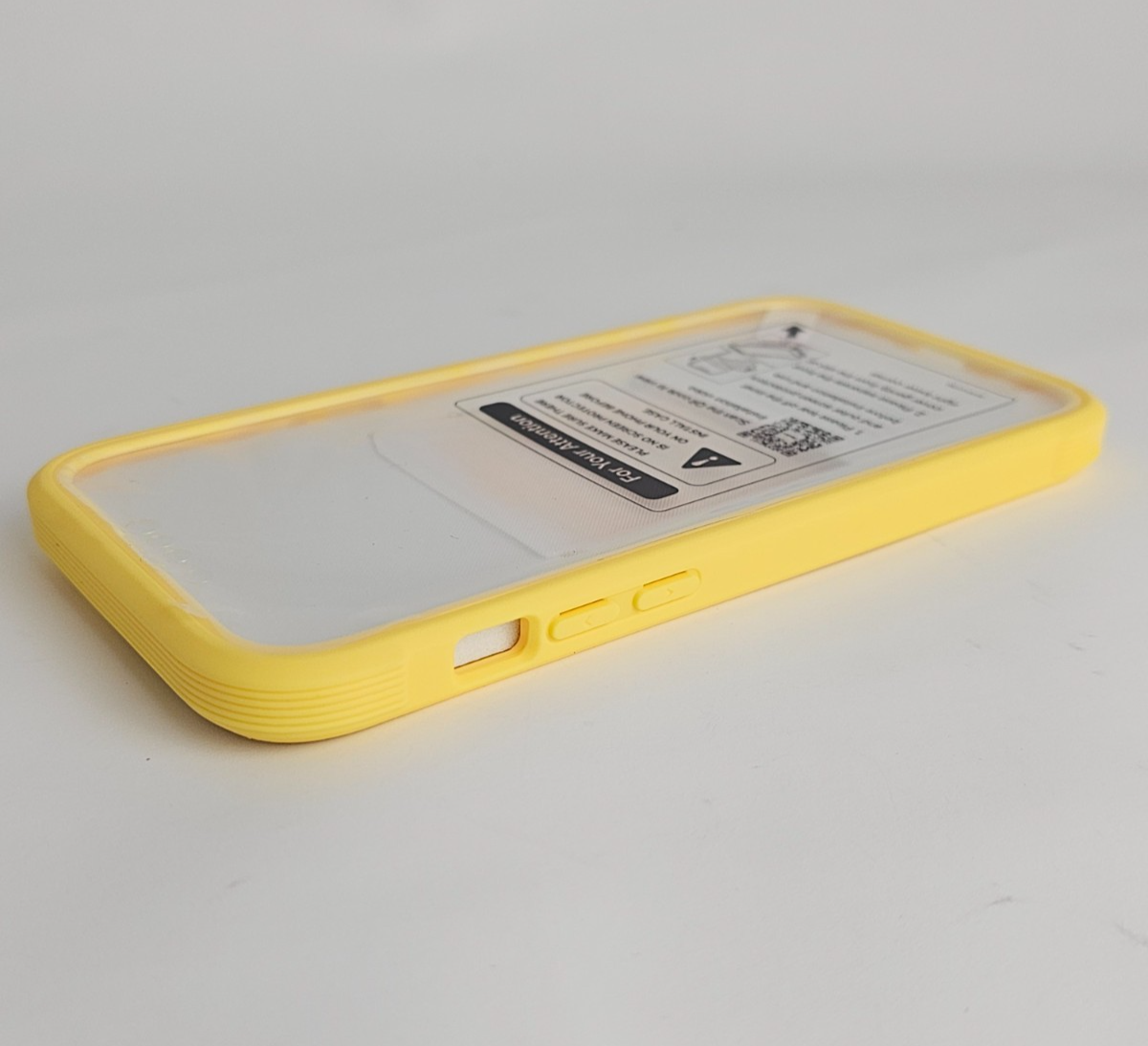 iPhone 14 Full Coverage Case Lemon Yellow Screen Protector - Image 12