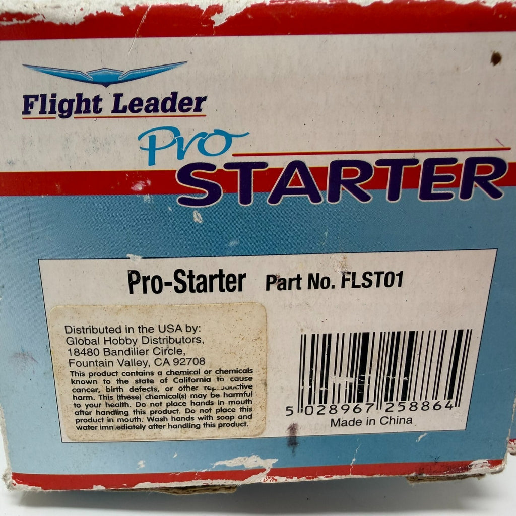 Flight Leader Model Engine Starter Pro FLST01 New Old Stock NOS 12v DC Glow Gas
