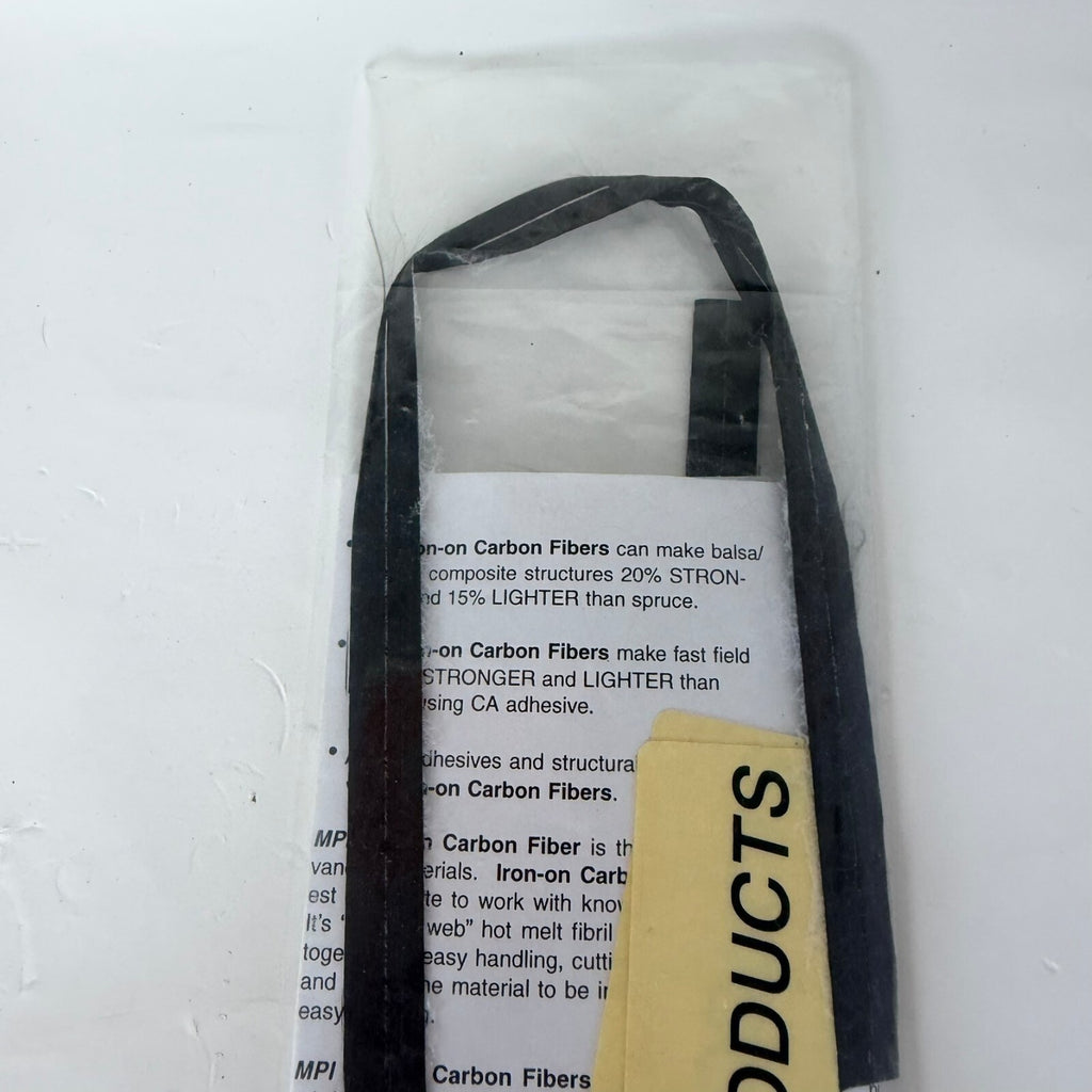 Vtg MPI Maxx Iron-On Carbon Fiber Strip 2"x48" ACCC722 RC Model Plane New Old St