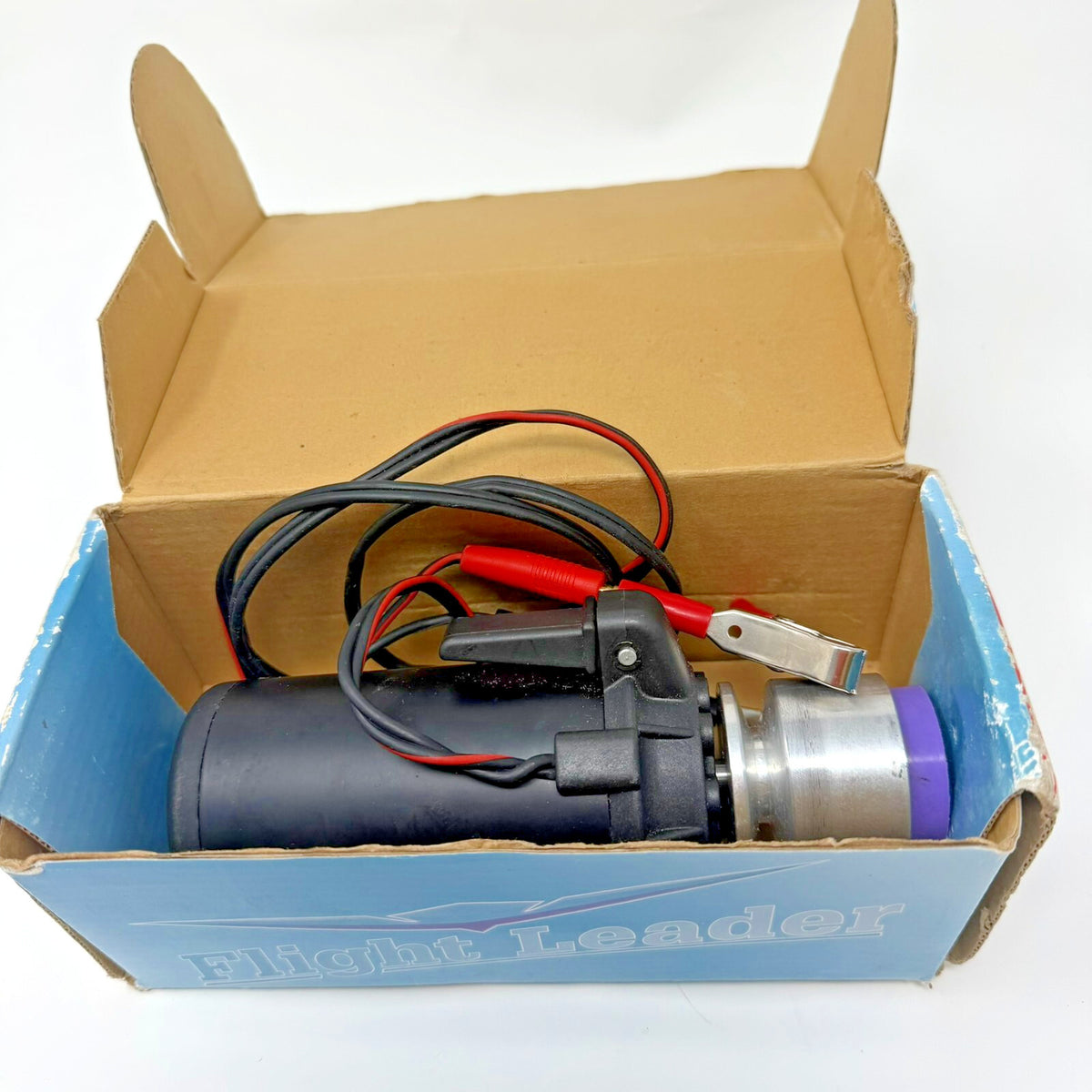 Flight Leader Model Engine Starter Pro FLST01 New Old Stock NOS 12v DC Glow Gas