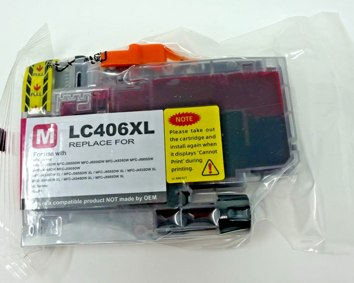LC 406XL M Magenta Ink Cartridge Brother MFC-J4335DW MFC-J4345DW MFC-J4535DW New