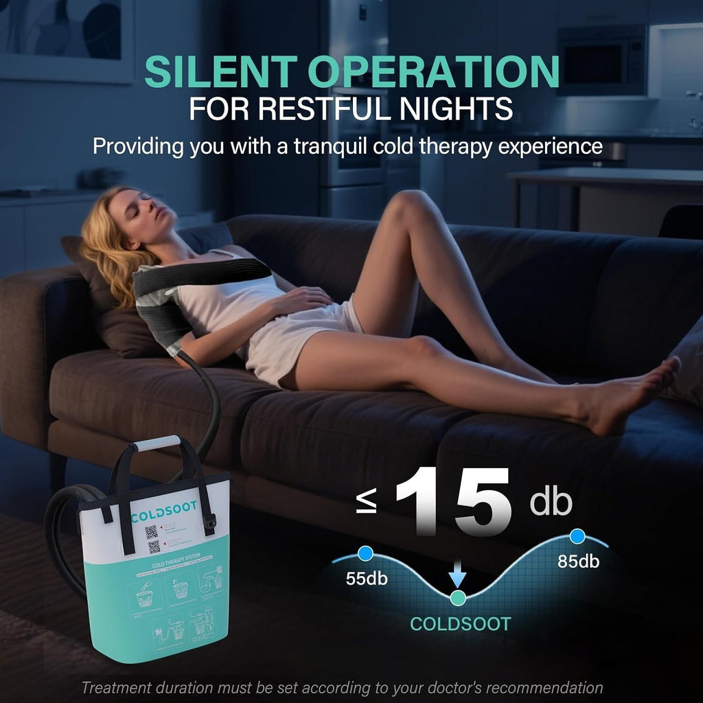 Cold Therapy Machine for Shoulder - Programmable Timer, Portable Cryotherapy