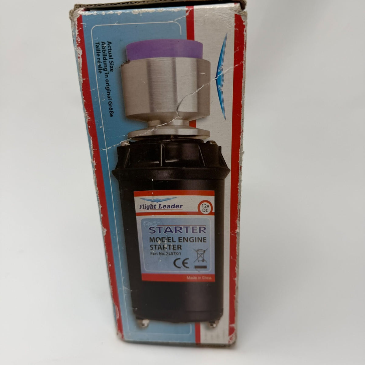 Flight Leader Model Engine Starter Pro FLST01 New Old Stock NOS 12v DC Glow Gas