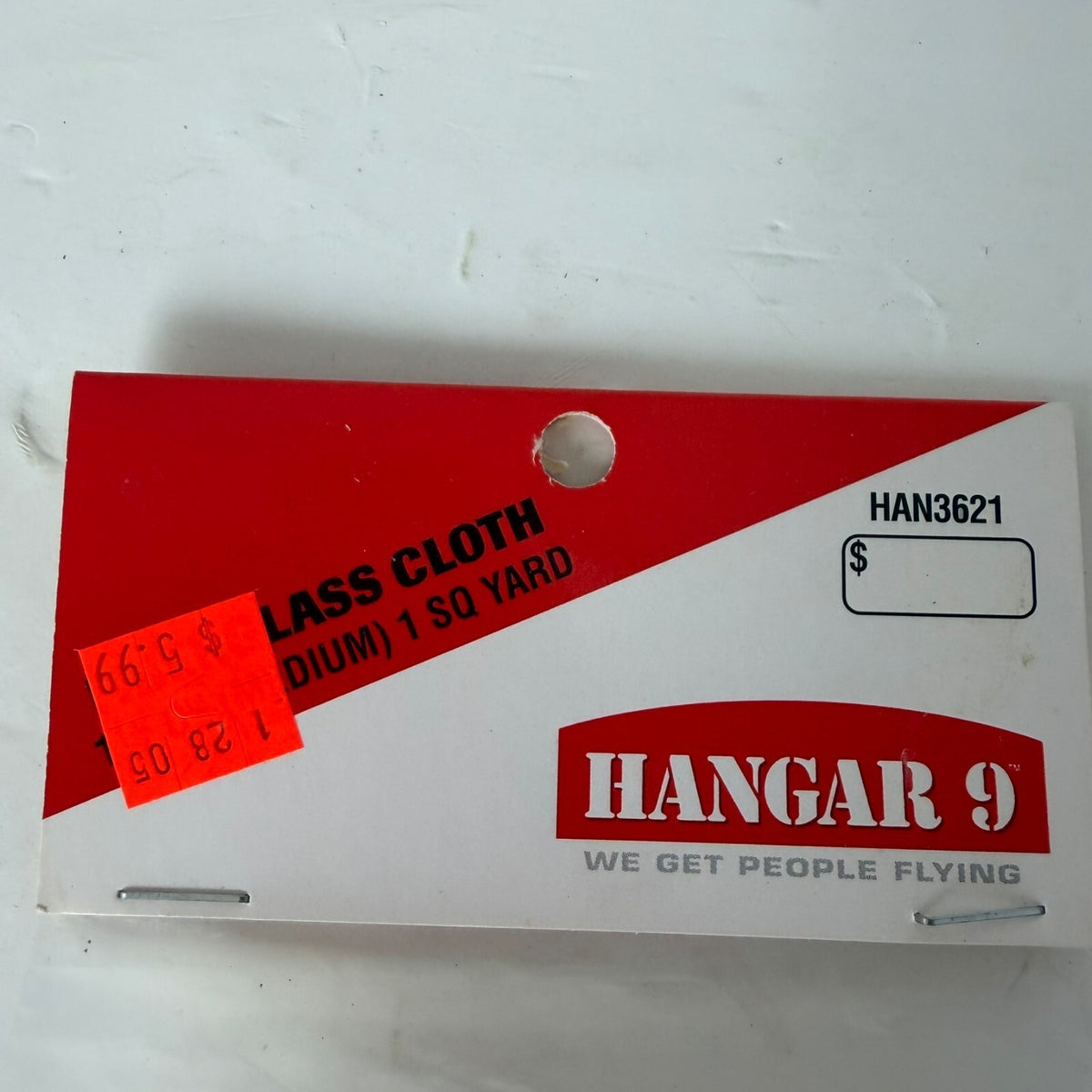 Vintage Hangar 9 Fiberglass Cloth Medium 1 Sq Yard RC Model Plane New Old Stock